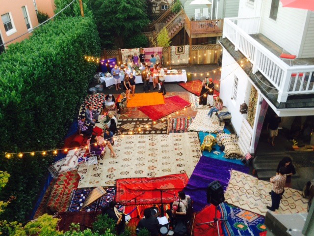 A Garden Party hosted by Christiane Millinger in the Summer of 2015 | Image courtesy of Christiane Millinger
