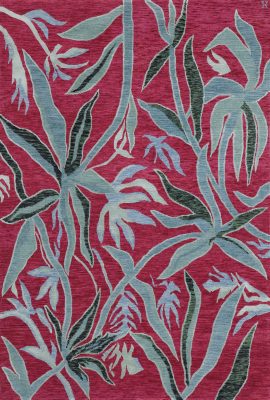 'Camara' in colour 'Oxblood' by New Moon shown in size 4' x 6' (1.3m x 2 m). | Image courtesy of New Moon.