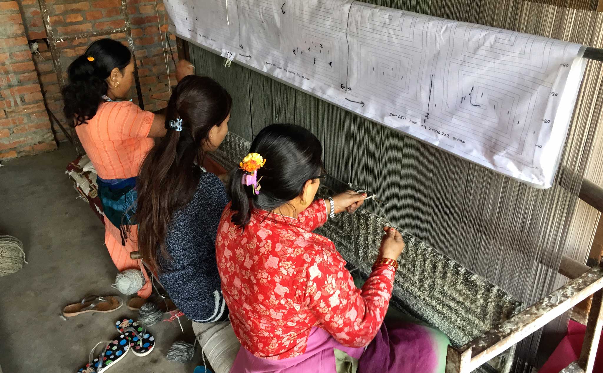 In addition to operating the most rigorous inspection regime to certify no illegal child or bonded labour was used in the manufacture of a handmade rug, GoodWeave now runs weaving training programs to teach job skills for those seeking a way out of poverty. | Image by The Ruggist.