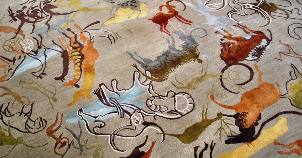 Paleolithic Cum Modern, Caverna Rug by Olga Fisch, The Ruggist