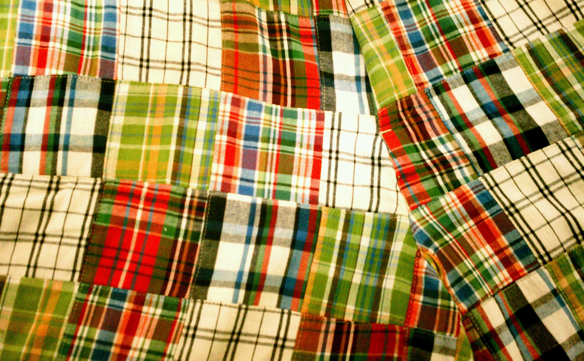 Madras Plaid has been used in clothing for generations. Shown here in detail is a pair of Bermuda shorts made by GAP. | Image courtesy of Thrift Store Preppy.