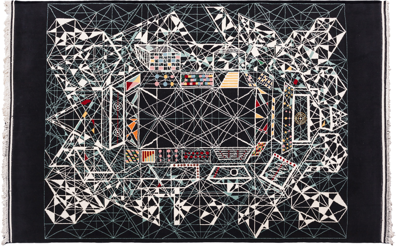 'Air Abraham' carpet by Viron Erol Vert sized 2.70m x 3.40m (8'10" x 11'2"), circa 2012. | Image courtesy of Viron Erol Vert.