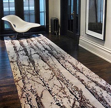 'Untitled Rug' by Fleur des Lis Design and Creative Matters, circa 2008. Designed by Ali McMurte. | Image via Creative Matters.