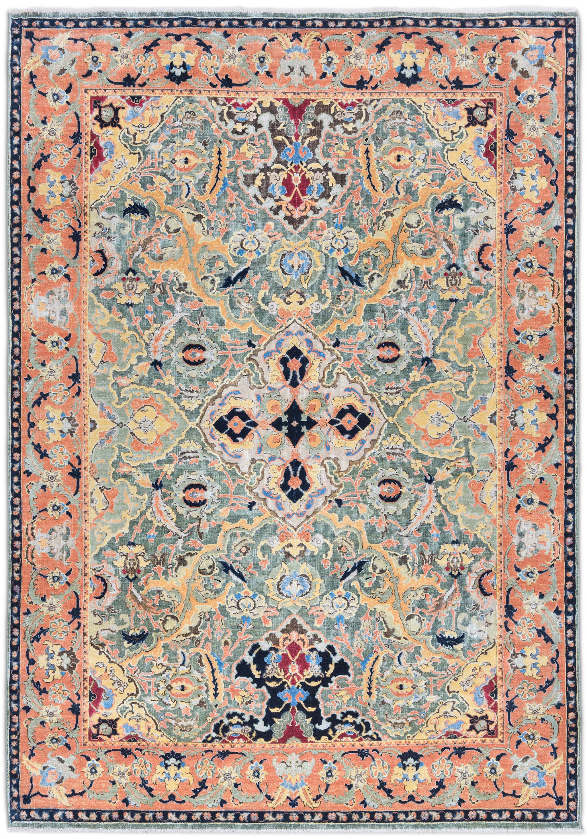 'Polonaise No. 3' by Knots Rugs from the firm's 17th Century Classic Collection, introduced in 2016. | Image courtesy of Knots Rugs.