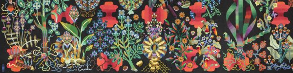 Tapisserie Ras El Hanout, the Ras el Hanout Tapestry designed by Pierre Marie, made by Manufacture Robert Four in Aubusson, France. | Photograph courtesy of Pierre Marie.